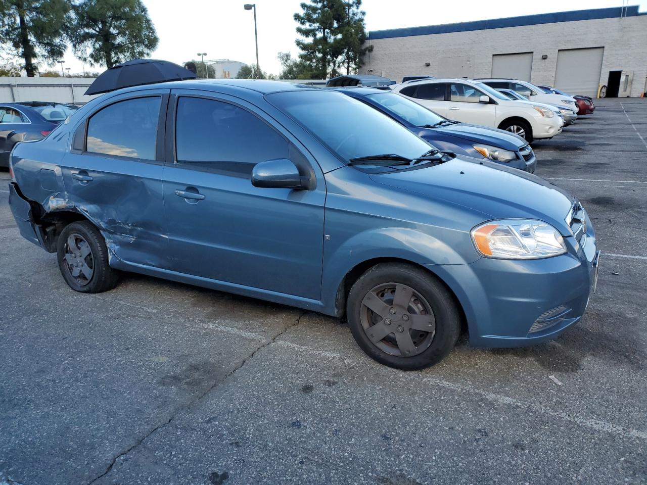 2009 Chevrolet Aveo VIN KL1TD56E29B368903 Copart auction photo, all over damage thumbnail 4