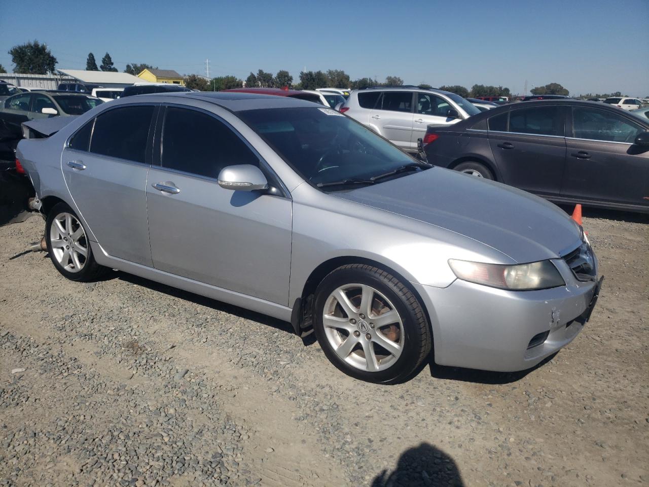 2004 Acura TSX VIN JH4CL96834C033146 Copart auction photo, rear end / front end damage thumbnail 4