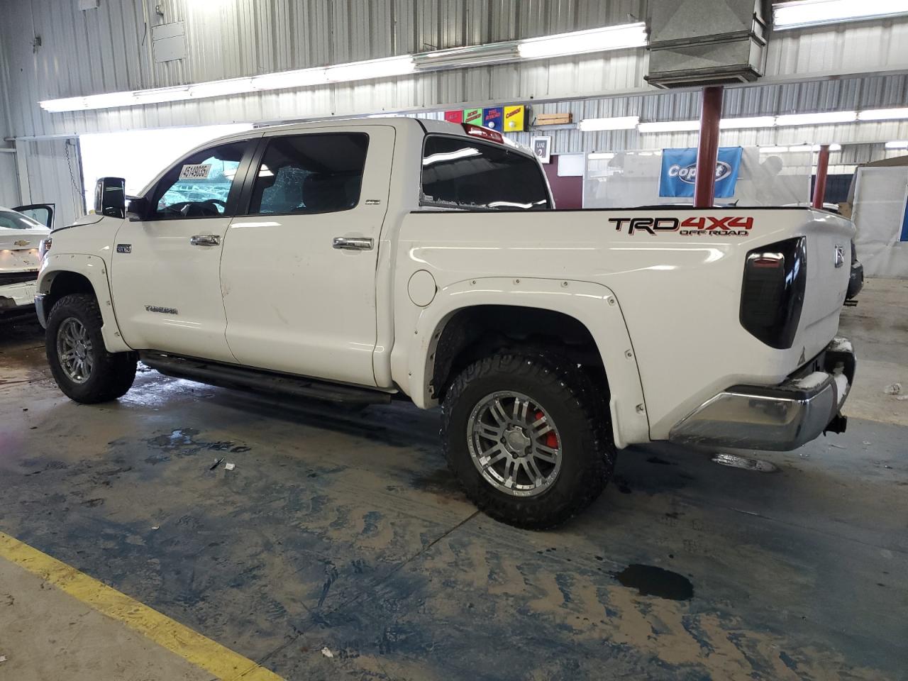 2019 Toyota Tundra VIN 5TFDW5F18KX867153 Copart auction photo, front end / side damage thumbnail 2