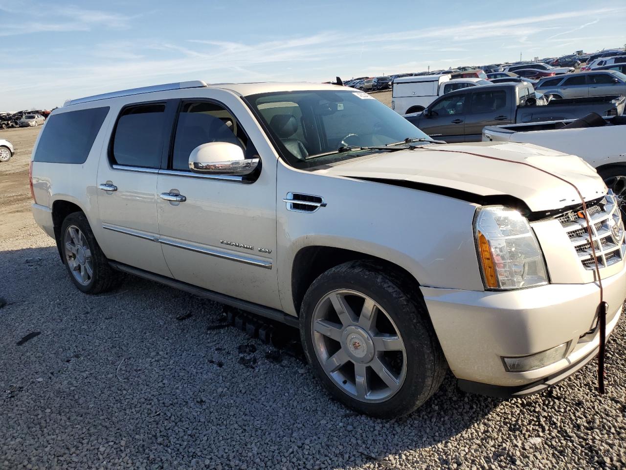 2011 Cadillac Escalade VIN 1GYS4JEF9BR351353 Copart auction photo, all over damage thumbnail 4