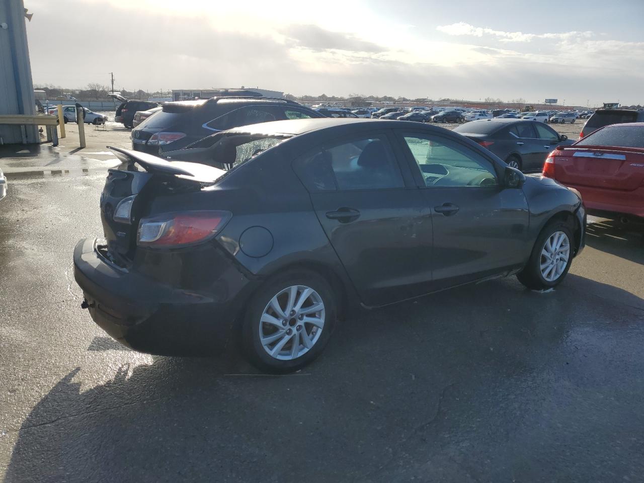 2012 Mazda 3 VIN JM1BL1V75C1646354 Copart auction photo, rear end / undercarriage damage thumbnail 3