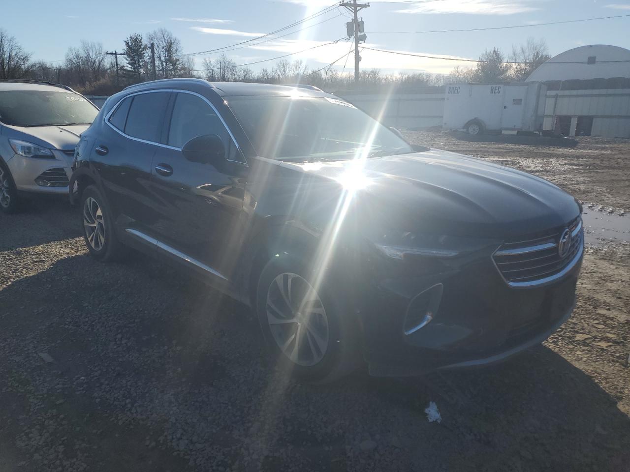 2021 Buick Envision VIN LRBFZPR49MD120293 Copart auction photo, rear end damage thumbnail 4