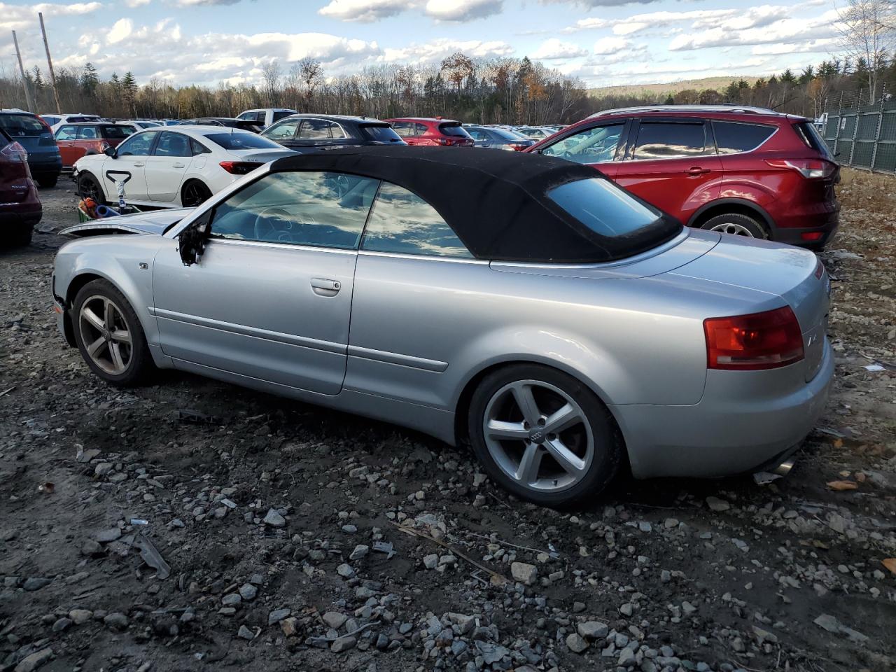 2007 Audi A4 VIN WAUDH48H87K023274 Copart auction photo, front end damage thumbnail 2