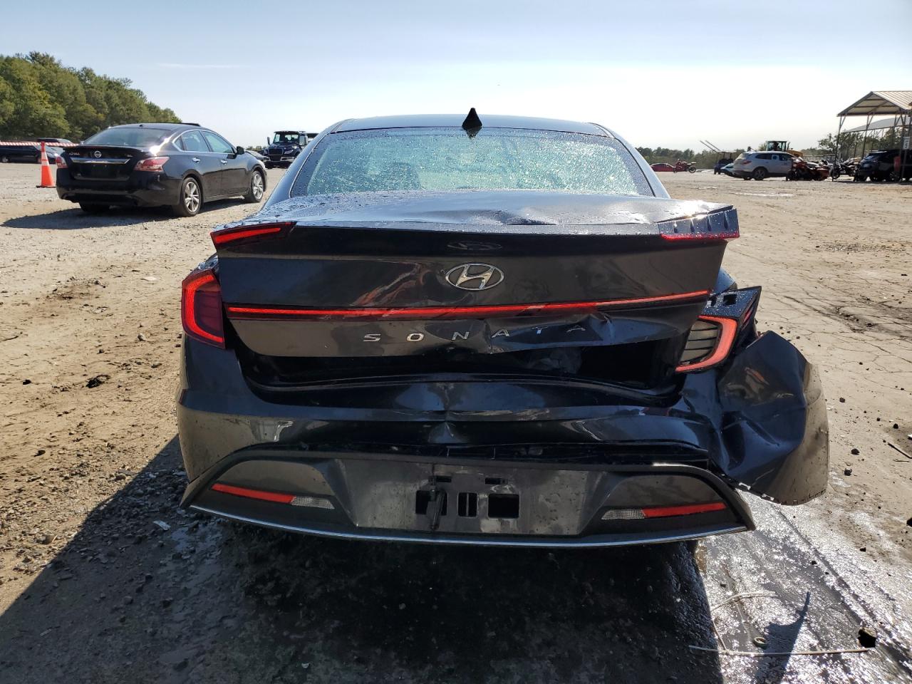 2020 Hyundai Sonata VIN 5NPEG4JAXLH053912 Copart auction photo, rear end damage thumbnail 6