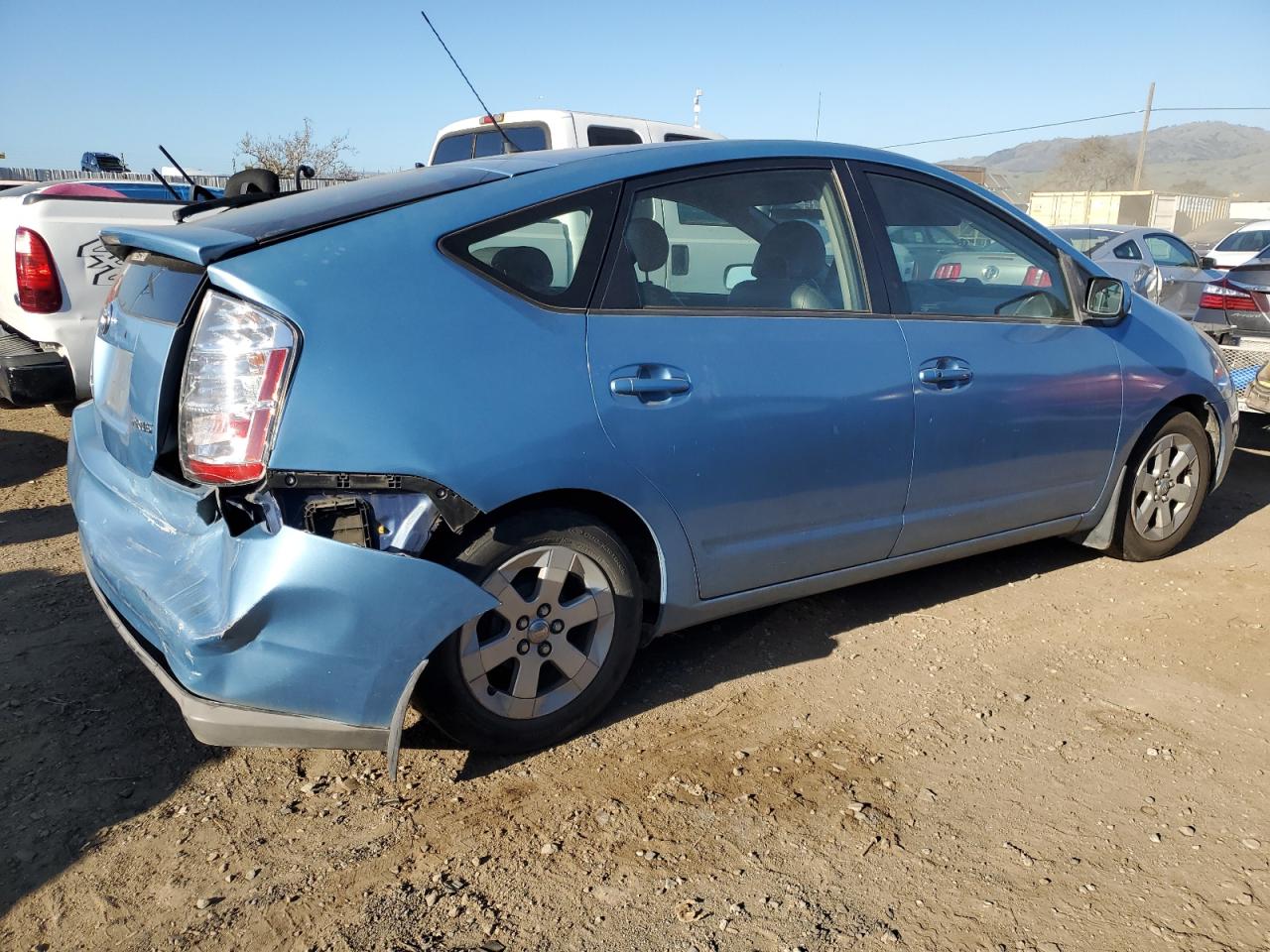 2008 Toyota Prius VIN JTDKB20U487753230 Copart auction photo, rear end damage thumbnail 3