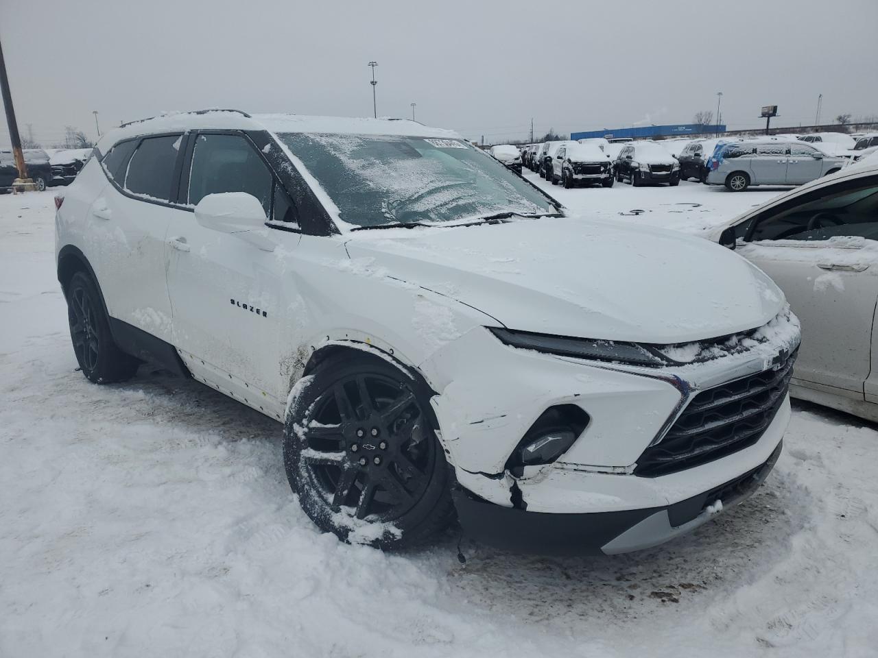 2023 Chevrolet Blazer VIN 3GNKBHR49PS173288 Copart auction photo, front end damage thumbnail 4