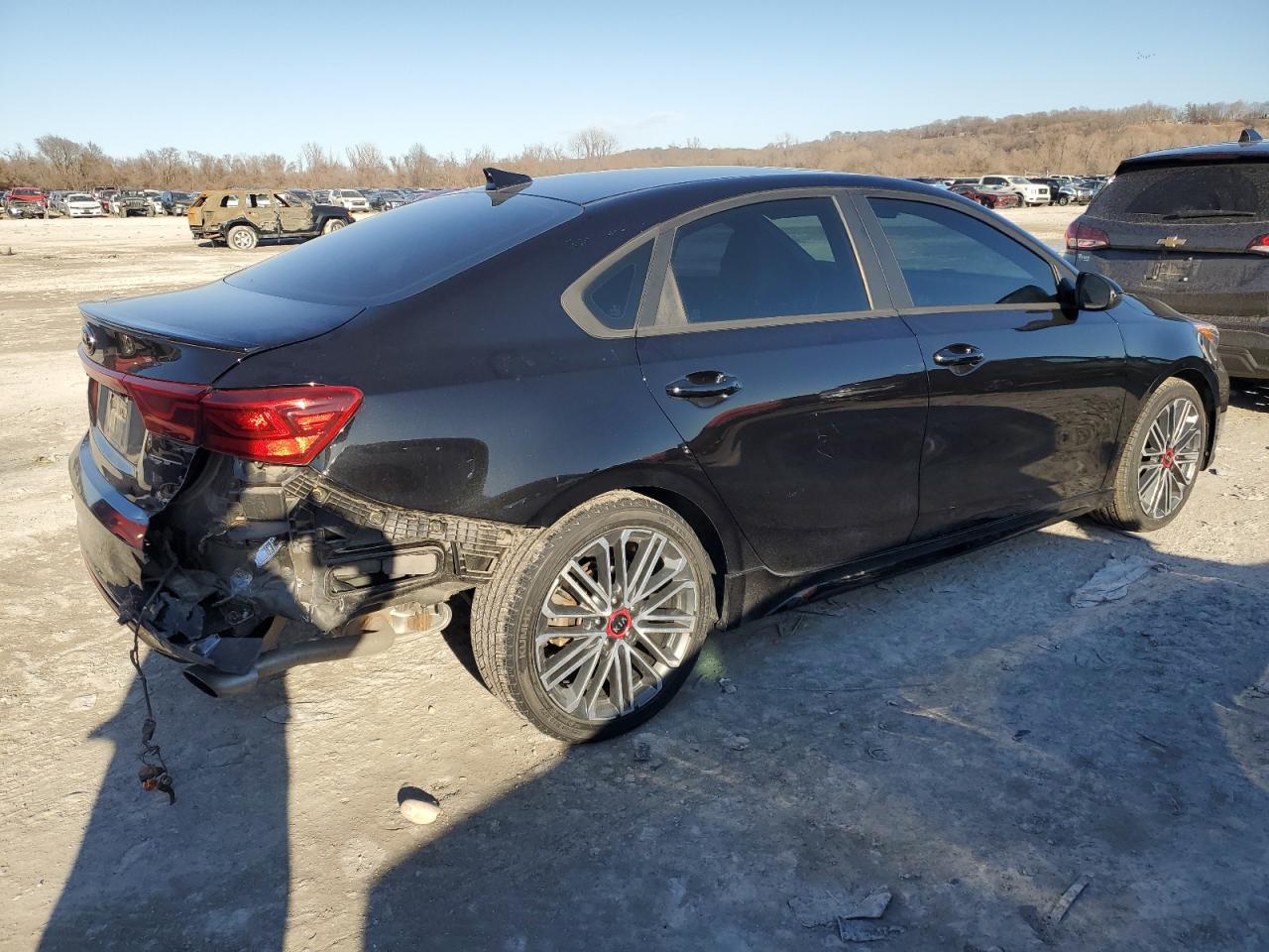 2021 KIA Forte VIN 3KPF44AC9ME339397 Copart auction photo, rear end damage thumbnail 3