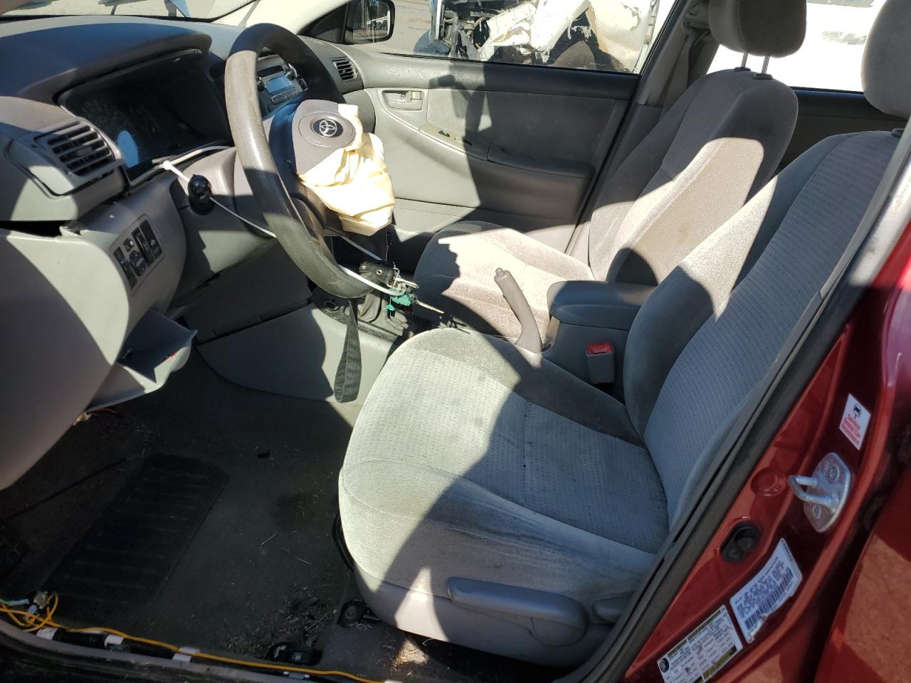 2008 Toyota Corolla VIN 1NXBR32E98Z001088 Copart auction photo, all over damage thumbnail 7