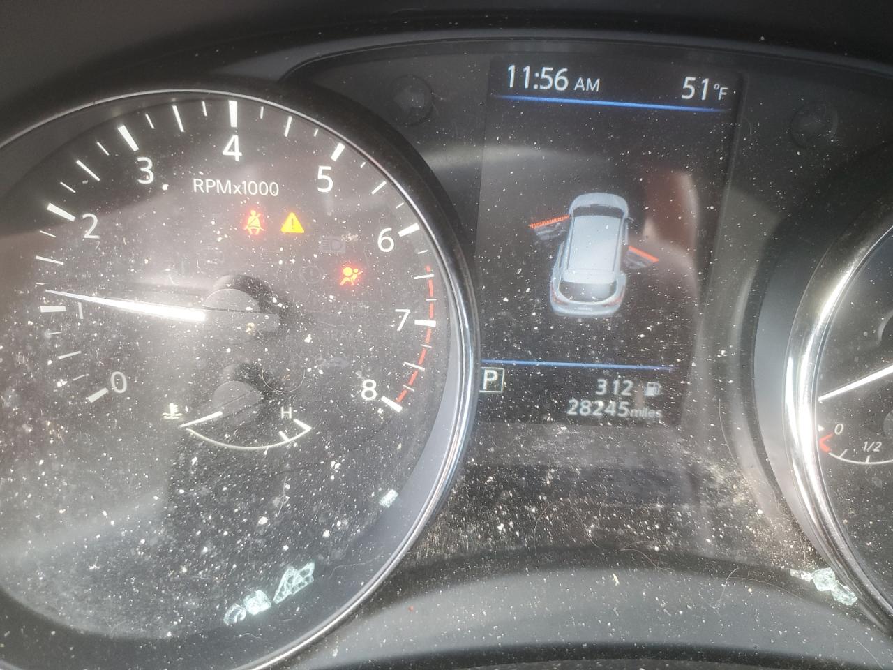 2020 Nissan Rogue VIN JN1BJ1CW9LW376745 Copart auction photo, side / front end damage thumbnail 9