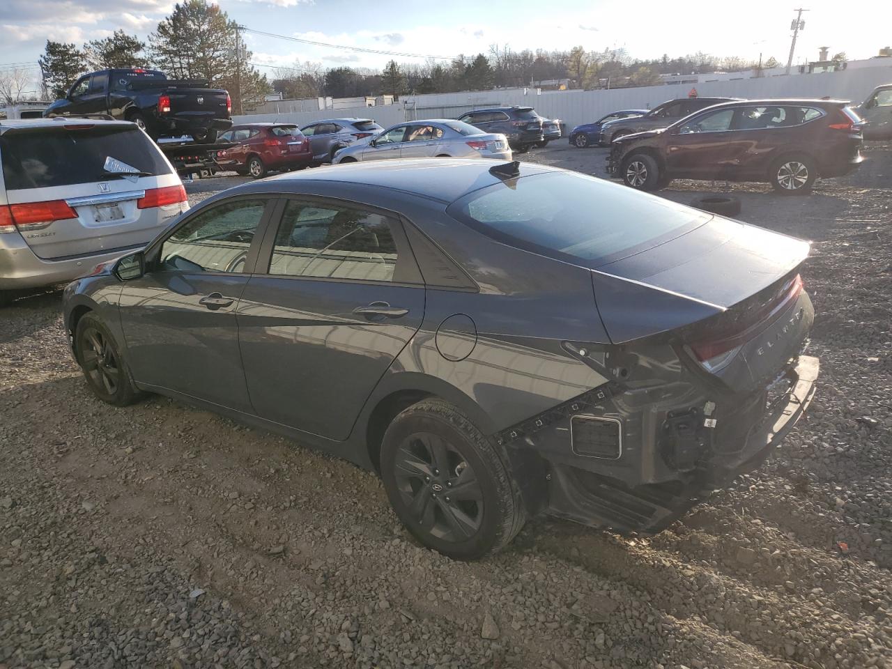 2023 Hyundai Elantra VIN KMHLM4AG3PU618030 Copart auction photo, rear end damage thumbnail 2