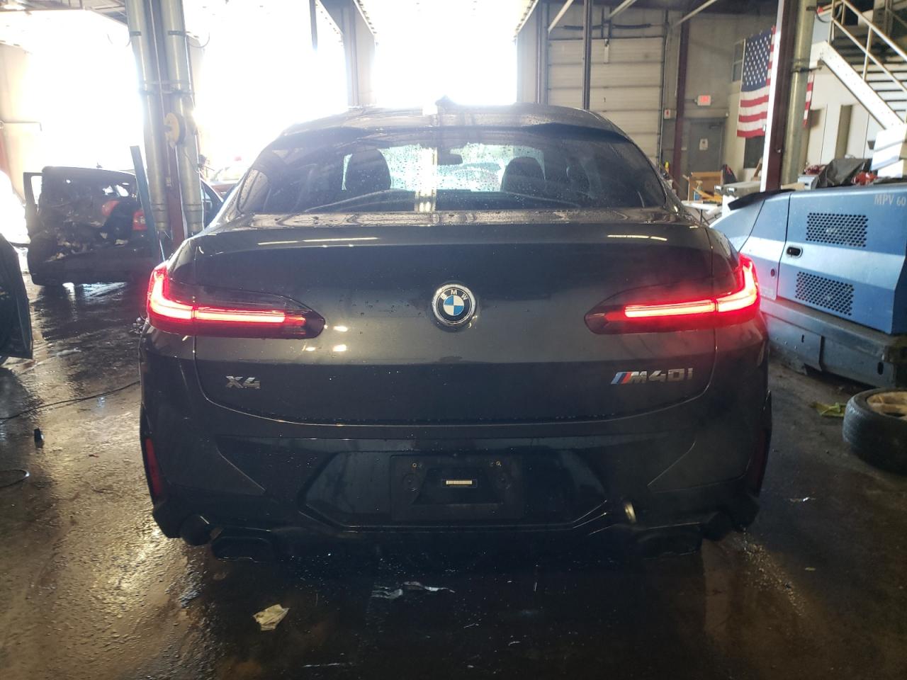 2023 BMW X4 VIN 5UX43DT09P9R44007 Copart auction photo, front end / side damage thumbnail 6