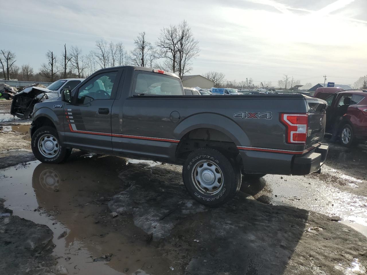 2018 Ford F-150 VIN 1FTMF1EB3JKD90646 Copart auction photo, front end / minor dent/scratches damage thumbnail 2