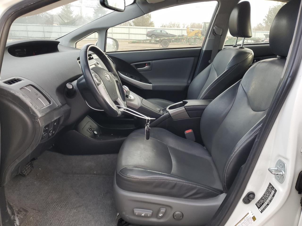 2014 Toyota Prius VIN JTDKN3DP6E3049132 Copart auction photo, front end / rear end damage thumbnail 7