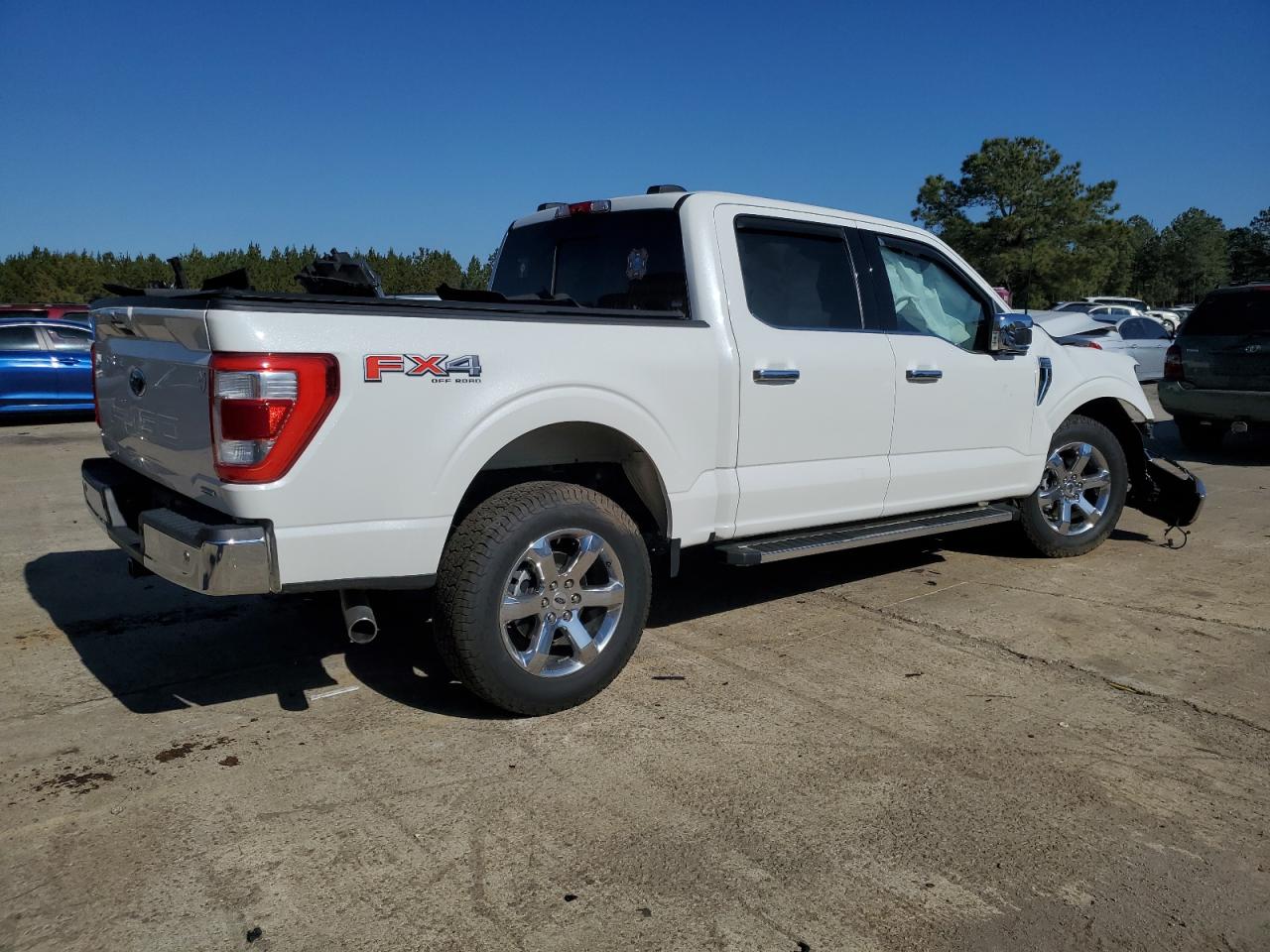 2022 Ford F-150 VIN 1FTFW1E81NFA62802 Copart auction photo, front end damage thumbnail 3