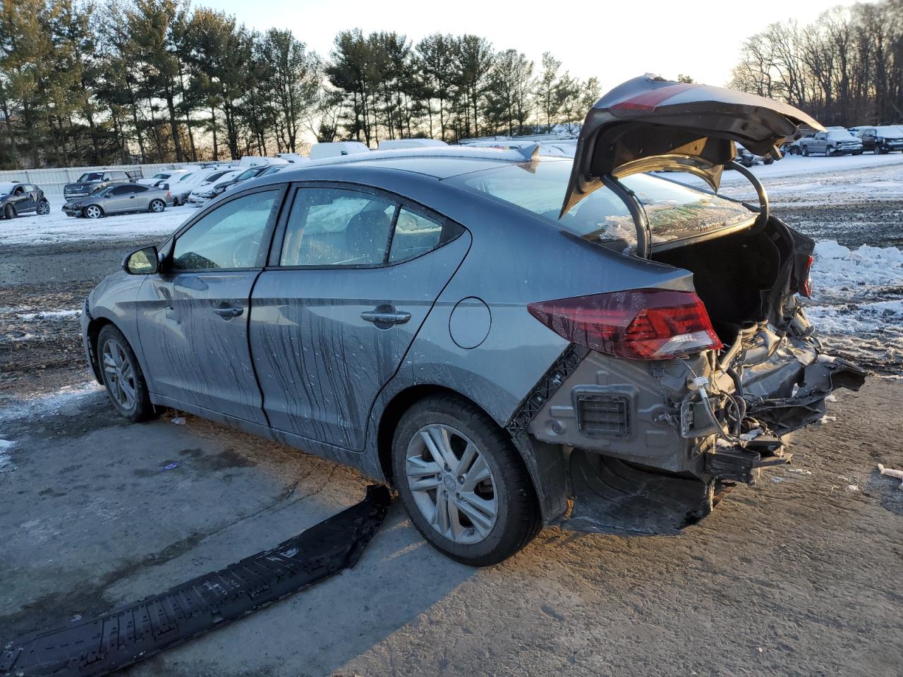 2020 Hyundai Elantra VIN 5NPD84LF5LH530411 Copart auction photo, rear end / minor dent/scratches damage thumbnail 2