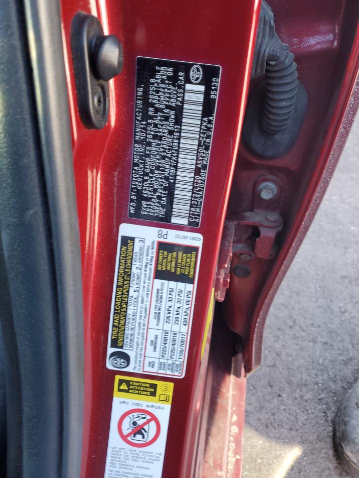 2015 Toyota Camry VIN 4T1BF1FK4FU881613 Copart auction photo, front end damage thumbnail 12