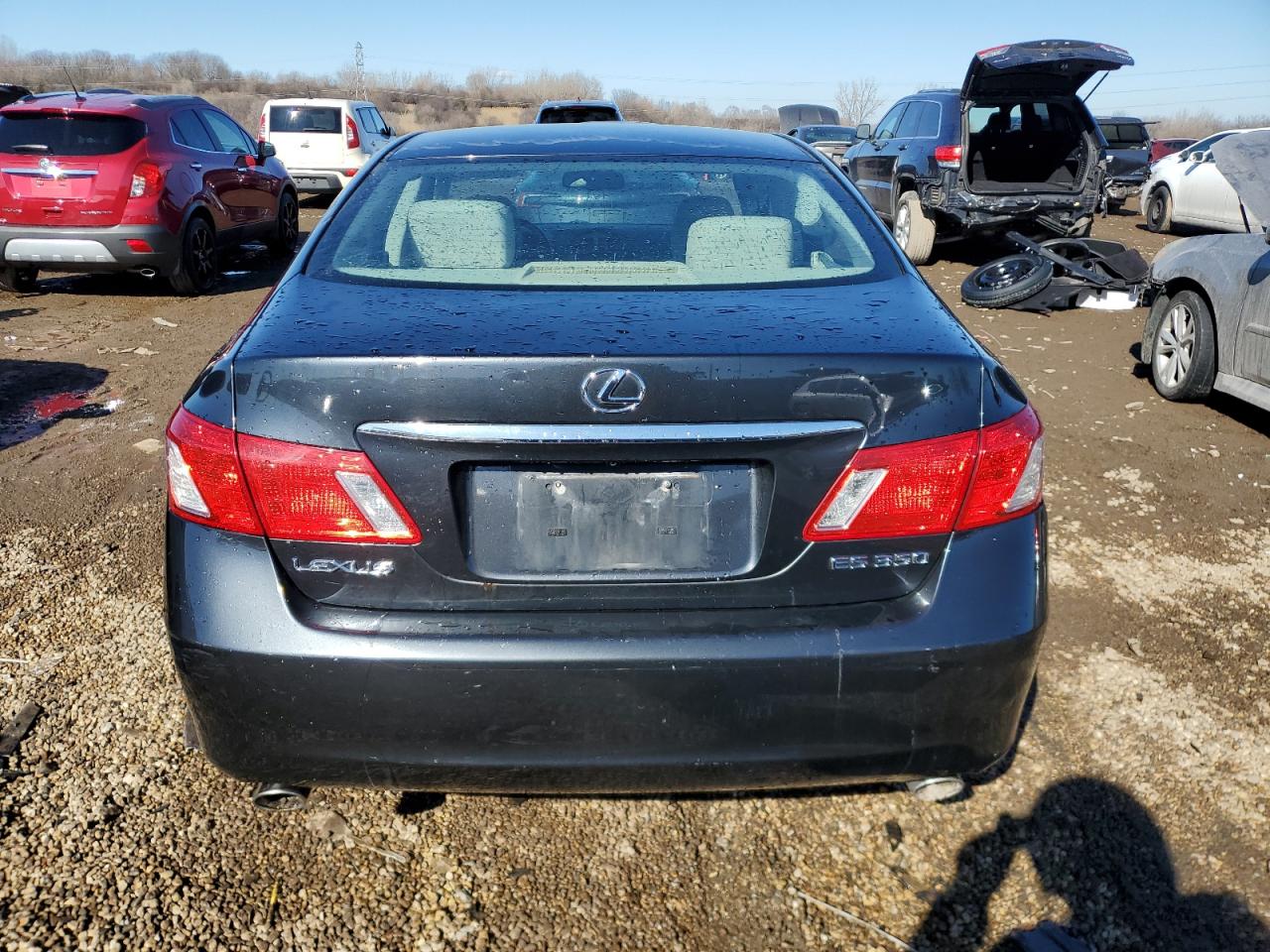 2009 Lexus ES VIN JTHBJ46G792280372 Copart auction photo, side / rear end damage thumbnail 6