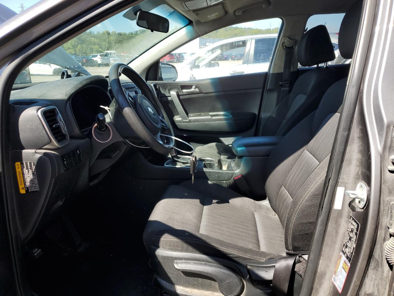 2019 KIA Sportage VIN KNDPMCACXK7513859 Copart auction photo, burn - engine damage thumbnail 7