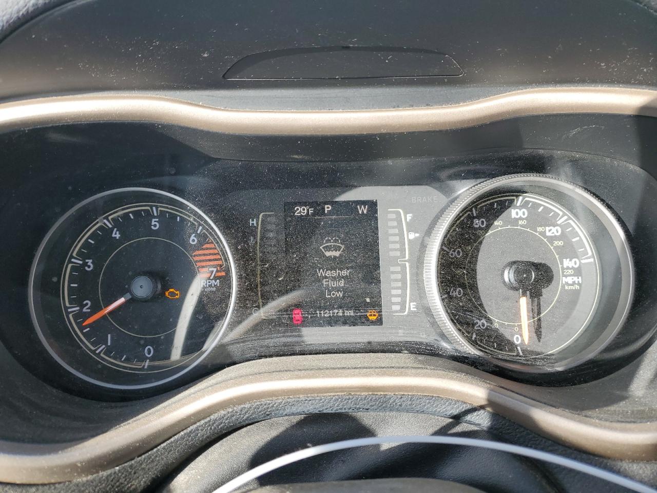 2017 Jeep Grand Cherokee VIN 1C4PJMCB9HW638112 Copart auction photo, side / front end damage thumbnail 9