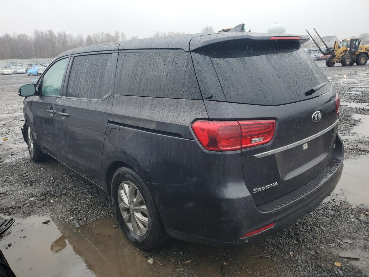 2021 KIA Sedona VIN KNDMB5C15M6663385 Copart auction photo, front end / side damage thumbnail 2
