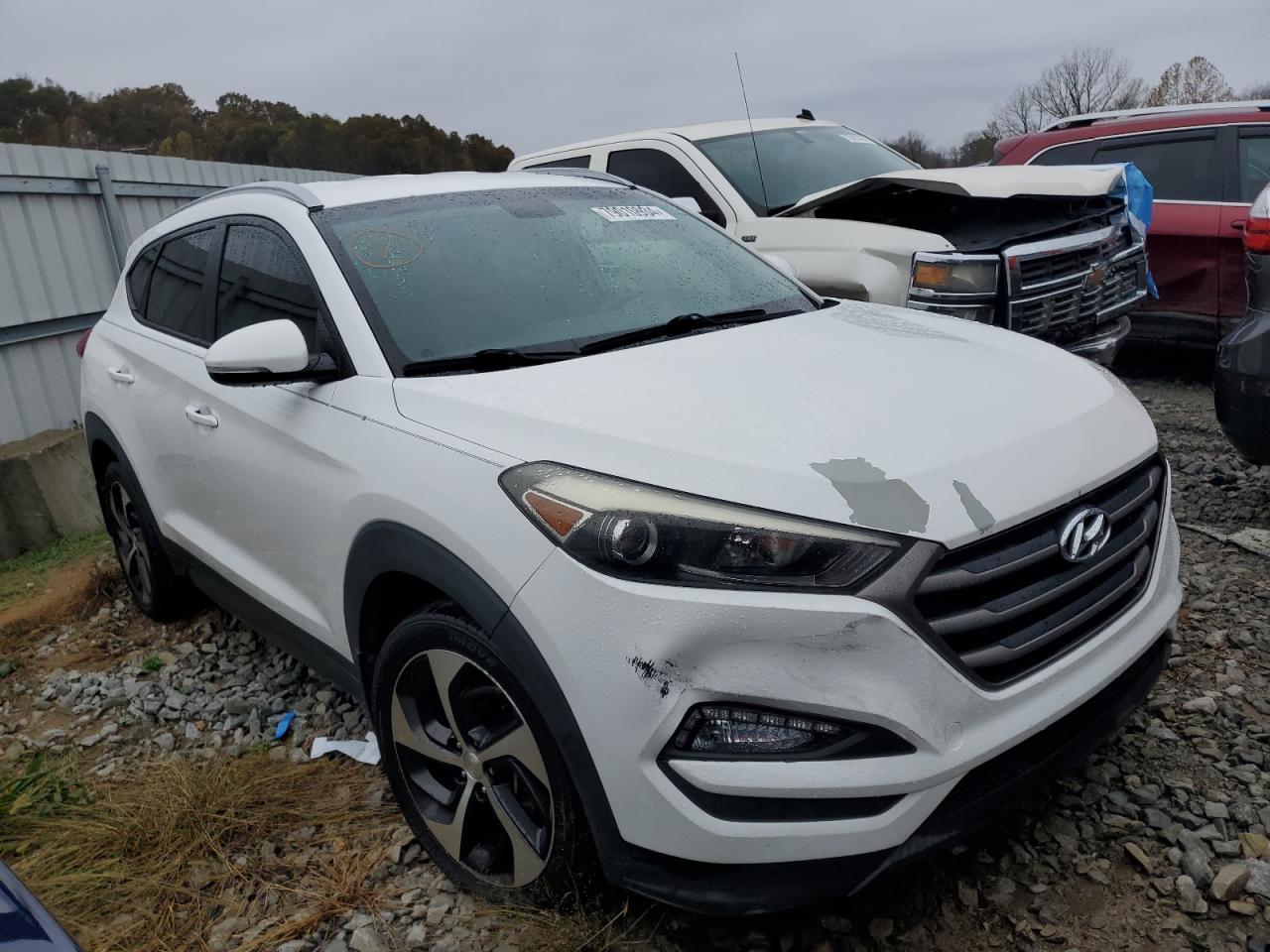 2016 Hyundai Tucson VIN KM8J33A26GU073627 Copart auction photo, side damage thumbnail 4