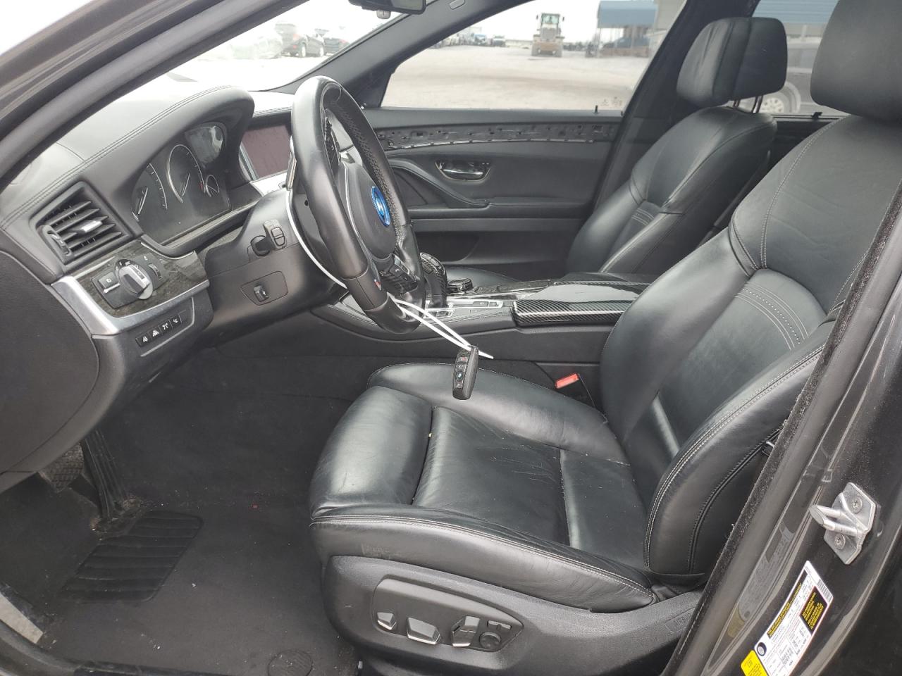 2016 BMW 5er VIN WBAKN9C57GD963192 Copart auction photo, side / front end damage thumbnail 7
