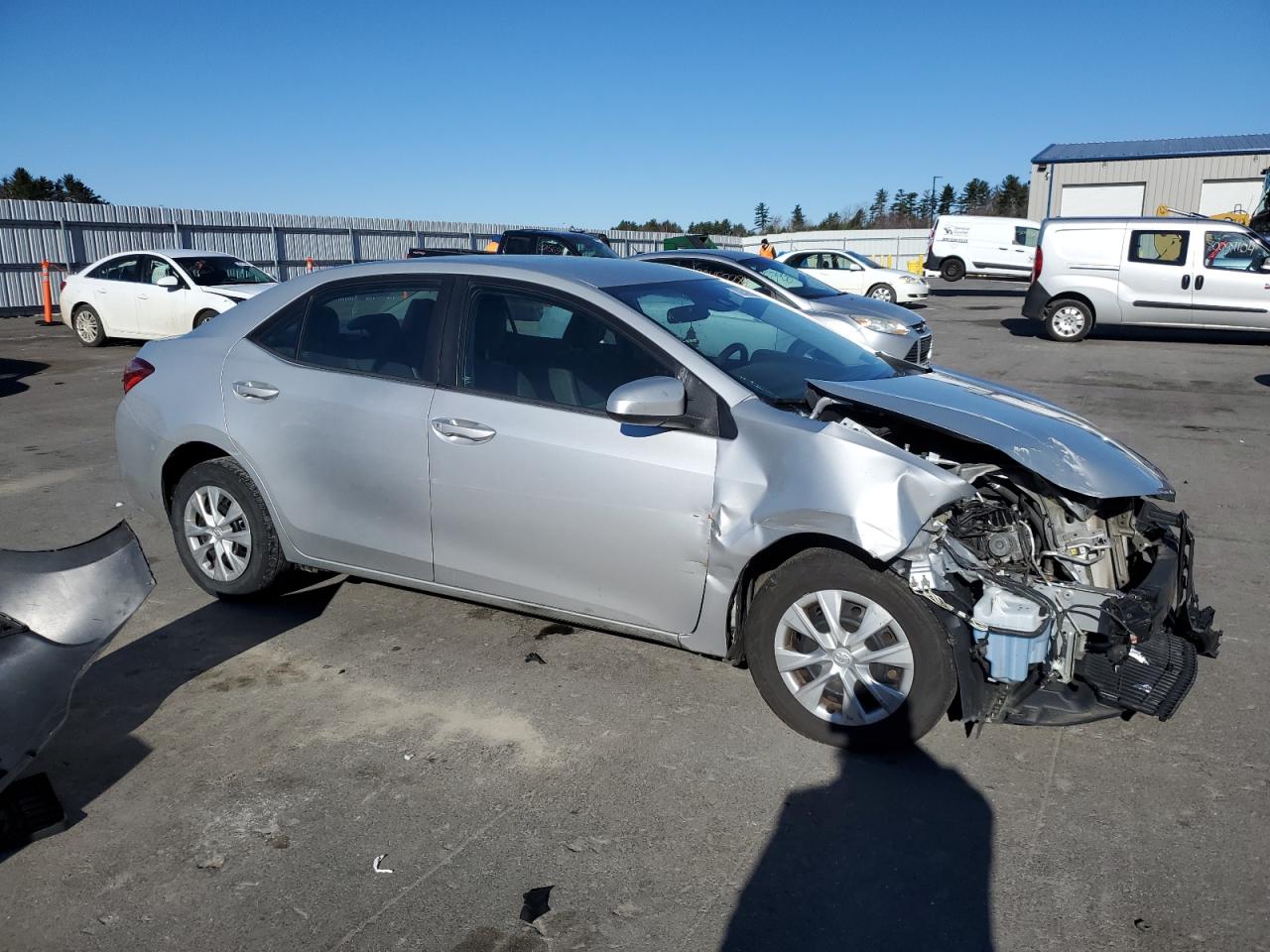2017 Toyota Corolla VIN 2T1BURHEXHC894110 Copart auction photo, front end damage thumbnail 4