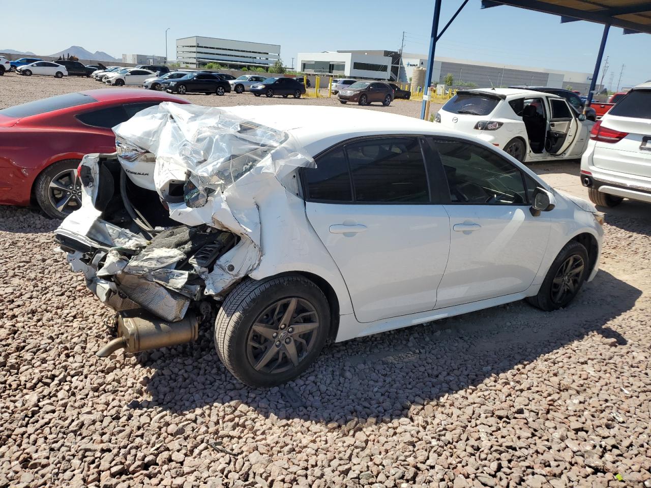 2020 Toyota Corolla VIN 5YFBPRBE2LP027034 Copart auction photo, rear end damage thumbnail 3