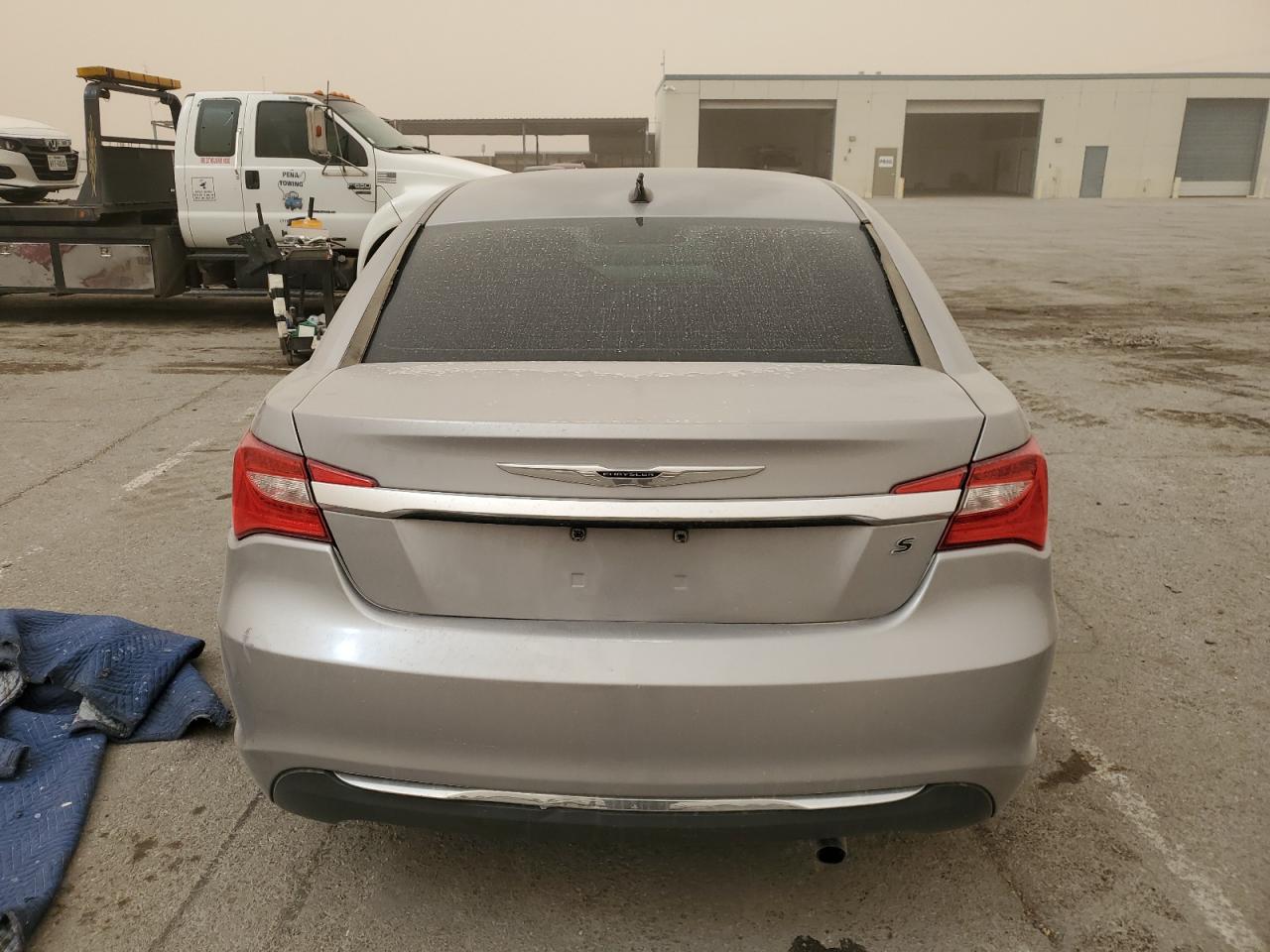 2013 Chrysler 200 VIN 1C3CCBBB7DN595506 Copart auction photo, rear end / undercarriage damage thumbnail 6