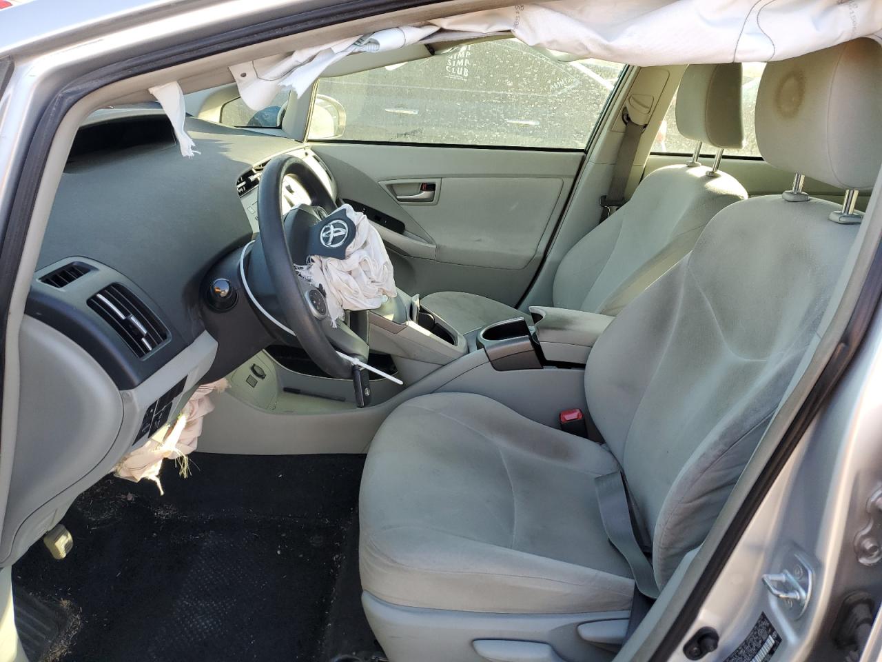 2012 Toyota Prius VIN JTDKN3DU1C1611193 Copart auction photo, front end / rear end damage thumbnail 7