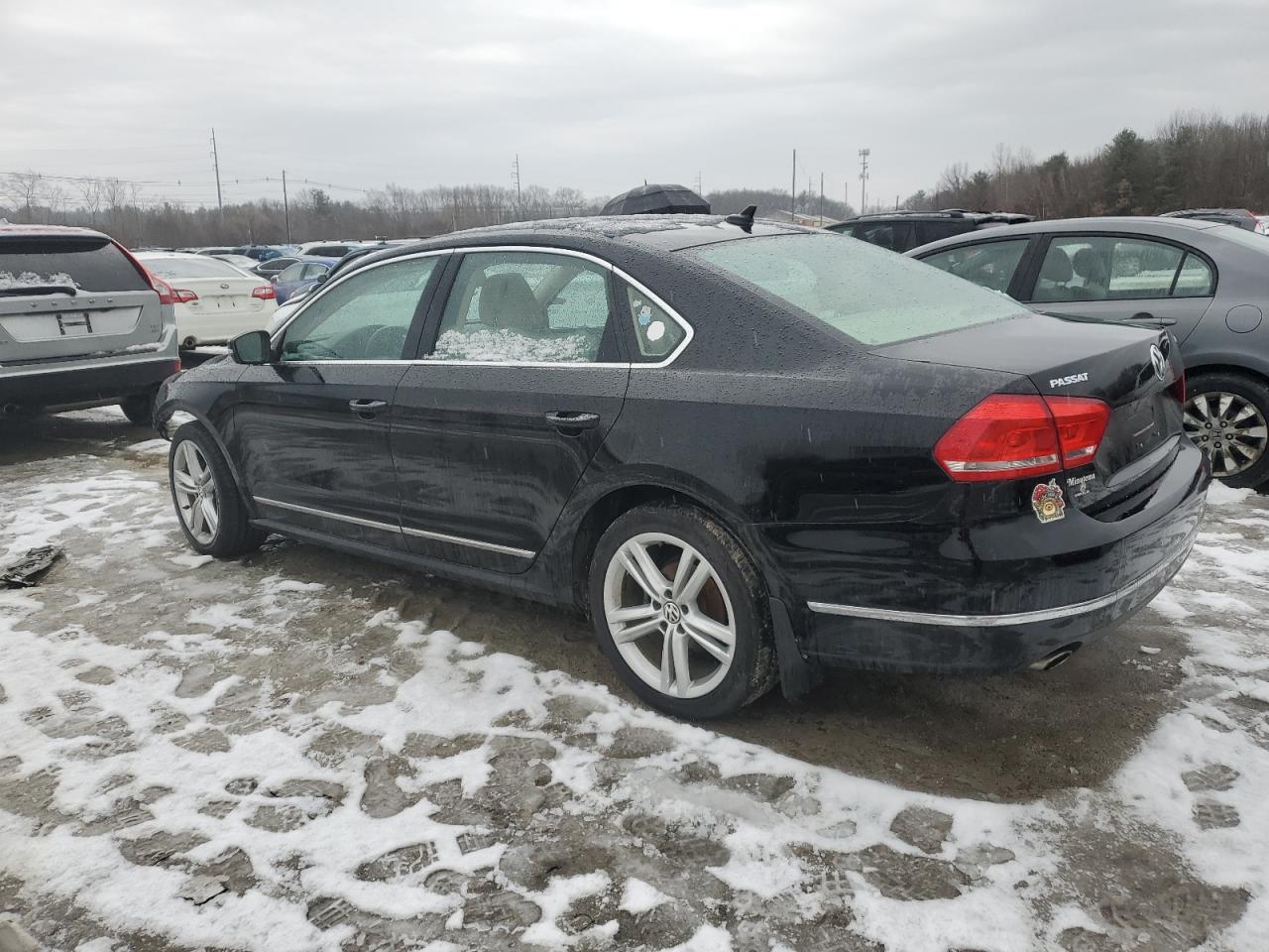 2014 Volkswagen Passat VIN 1VWCS7A35EC113454 Copart auction photo, front end damage thumbnail 2