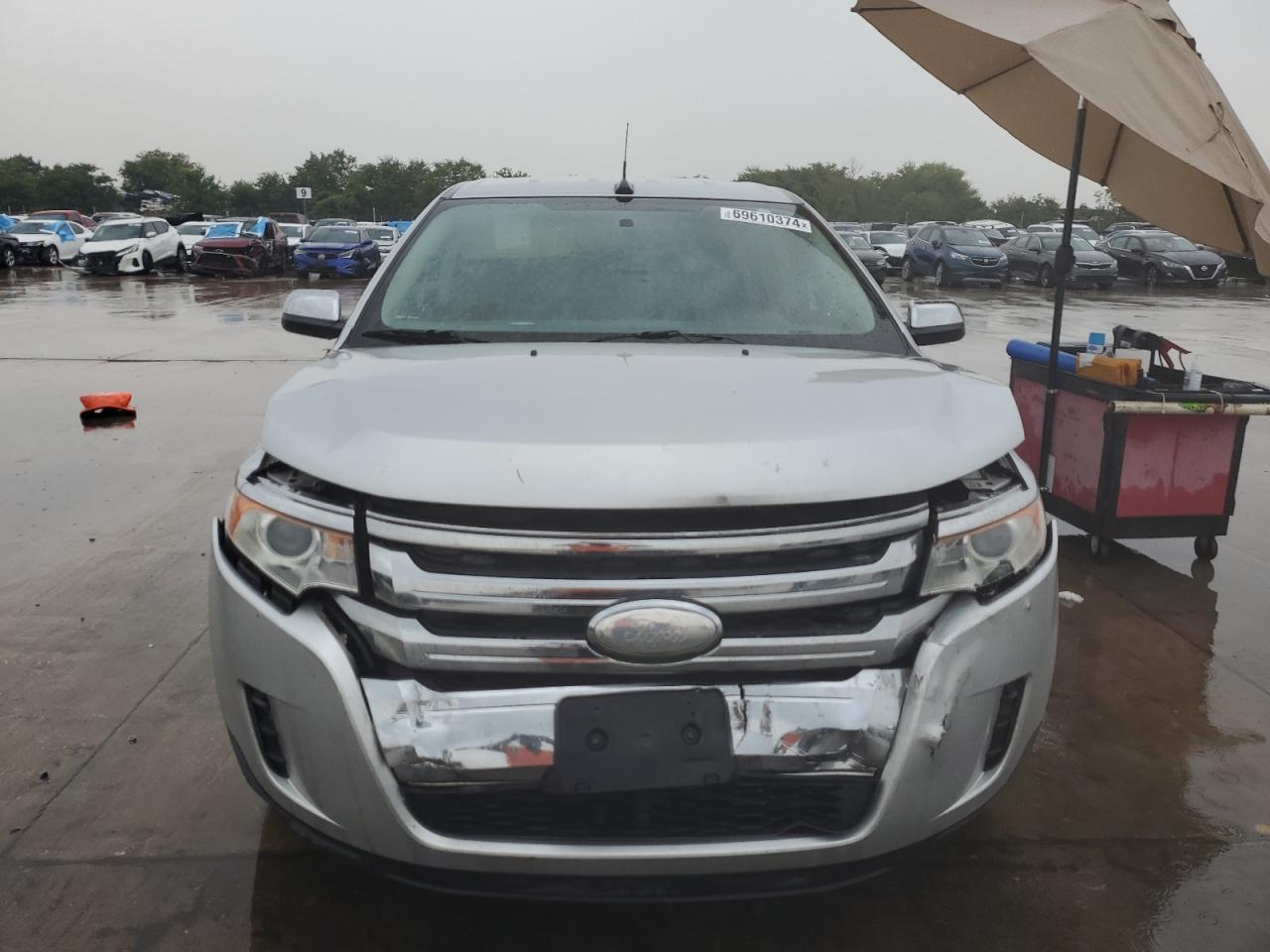 2013 Ford Edge VIN 2FMDK3G96DBA87419 Copart auction photo, front end damage thumbnail 5