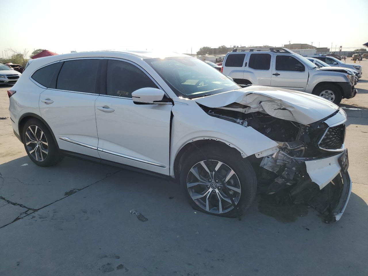 2022 Acura MDX VIN 5J8YD9H45NL007875 Copart auction photo, front end damage thumbnail 4