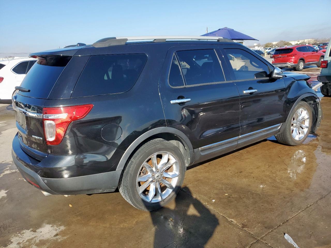 2015 Ford Explorer VIN 1FM5K7D80FGC61939 Copart auction photo, front end damage thumbnail 3