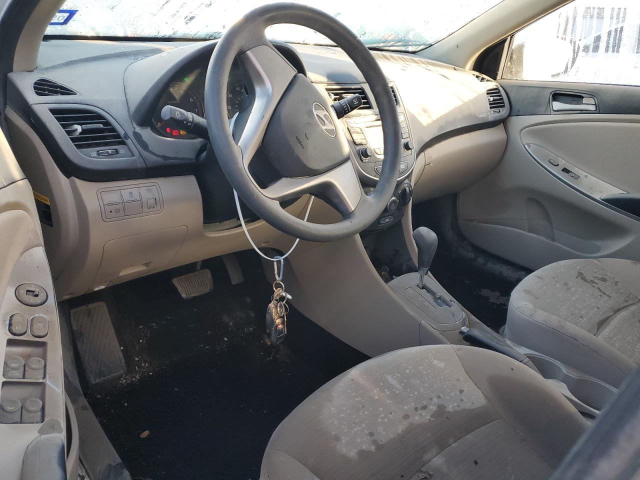 2016 Hyundai Accent VIN KMHCT4AE1GU061071 Copart auction photo, water/flood damage thumbnail 8