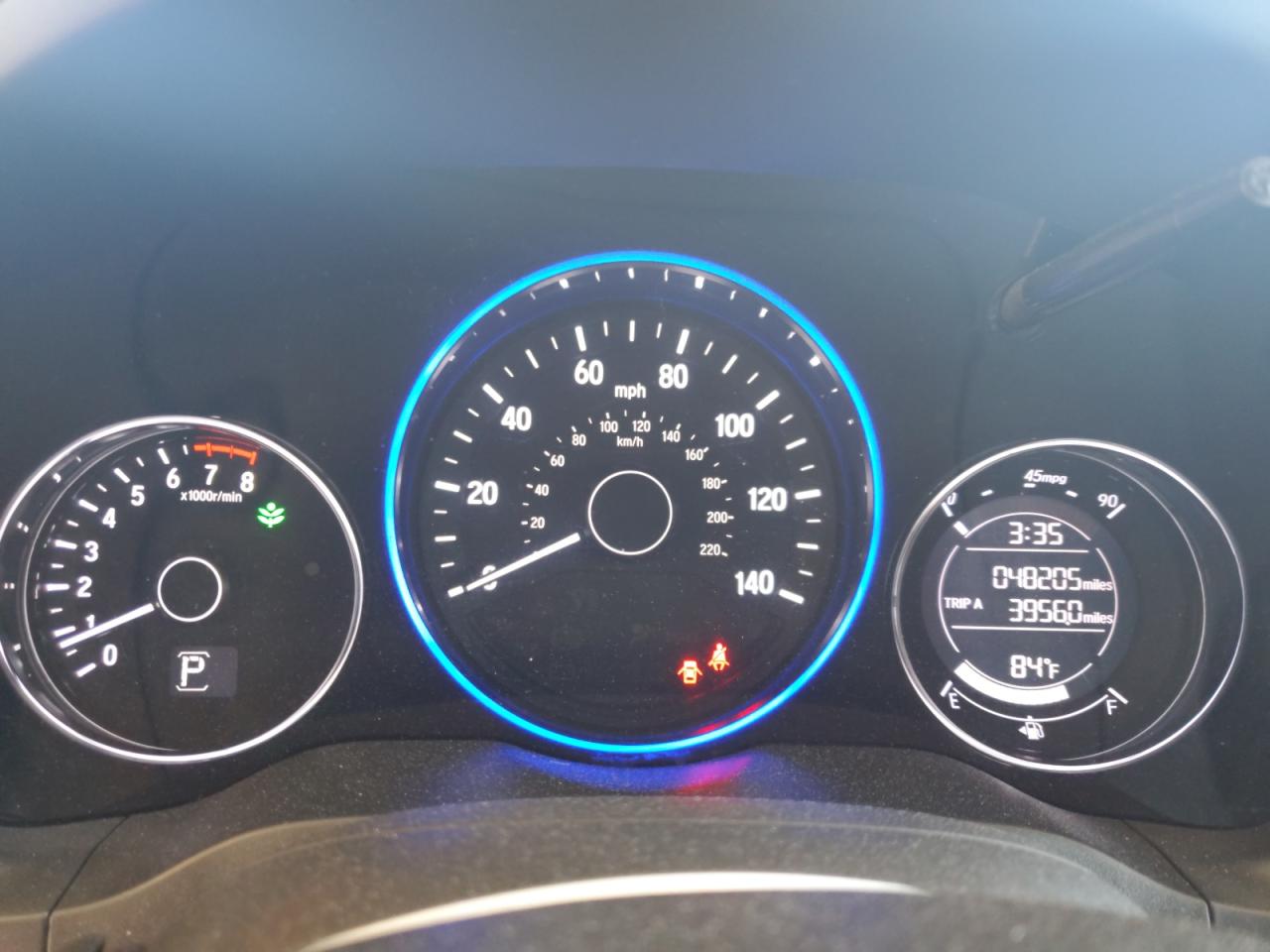 2021 Honda HR-V VIN 3CZRU5H18MM701453 Copart auction photo, rear end / front end damage thumbnail 9