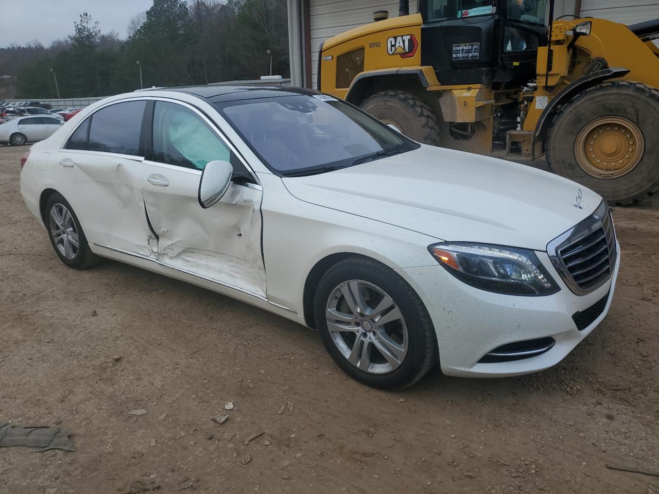 2017 Mercedes-Benz S-klasse VIN WDDUG8CB2HA318206 Copart auction photo, side damage thumbnail 4