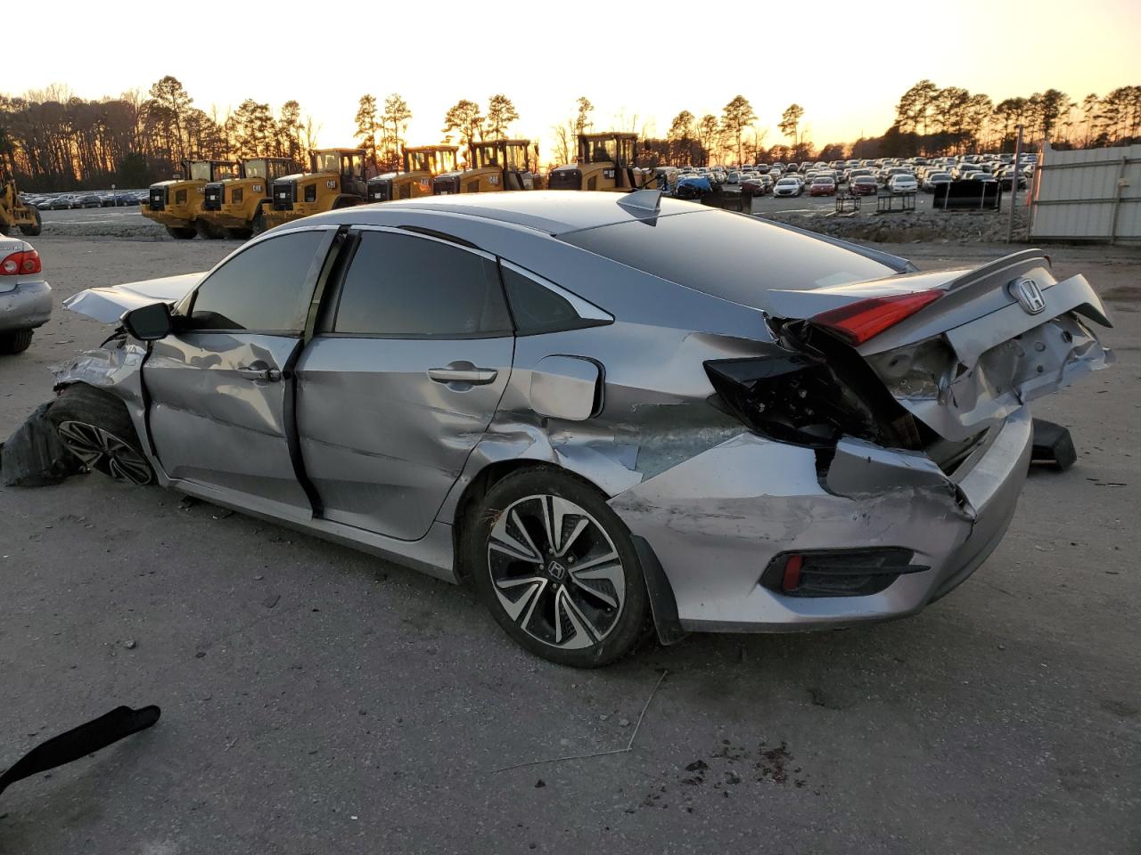 2017 Honda Civic VIN 2HGFC1F38HH634352 Copart auction photo, all over damage thumbnail 2