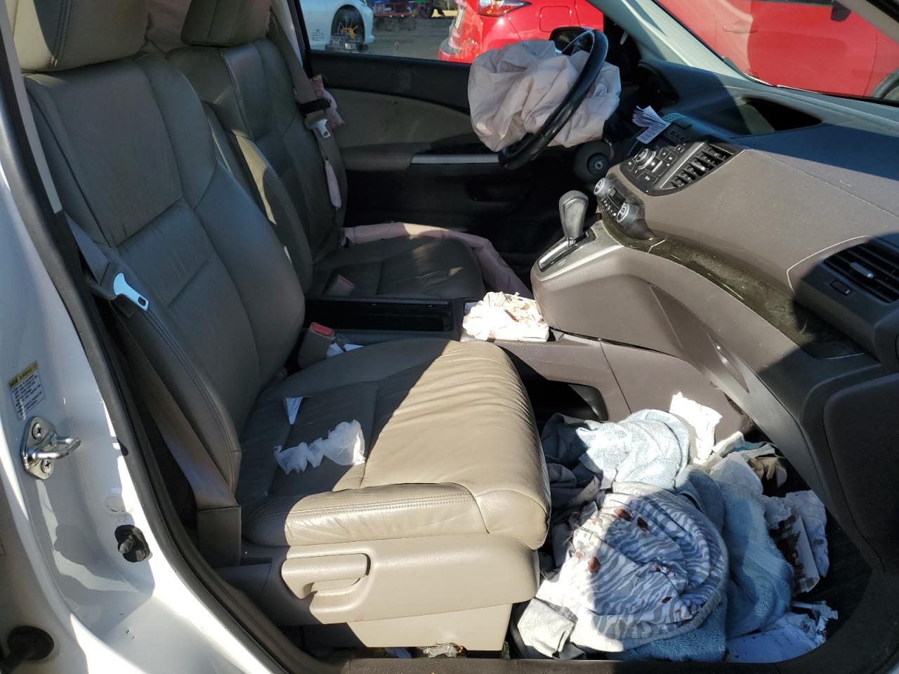 2012 Honda CR-V VIN 5J6RM3H73CL013868 Copart auction photo, front end / side damage thumbnail 7