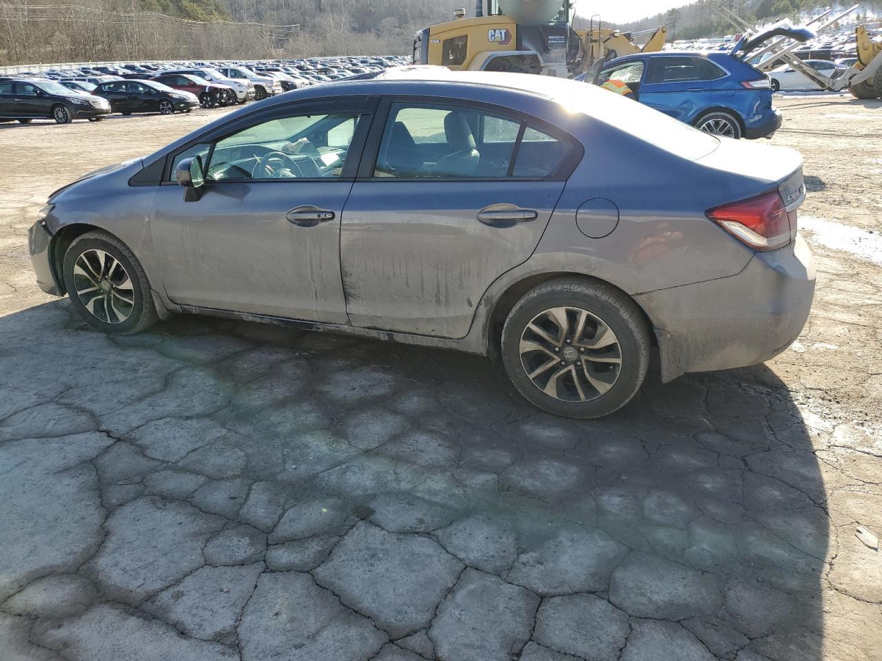 2015 Honda Civic VIN 19XFB2F81FE012168 Copart auction photo, front end / side damage thumbnail 2