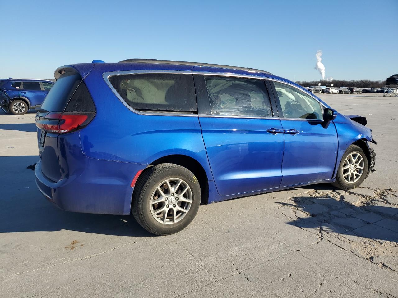 2021 Chrysler Pacifica VIN 2C4RC1FG7MR598589 Copart auction photo, front end damage thumbnail 3
