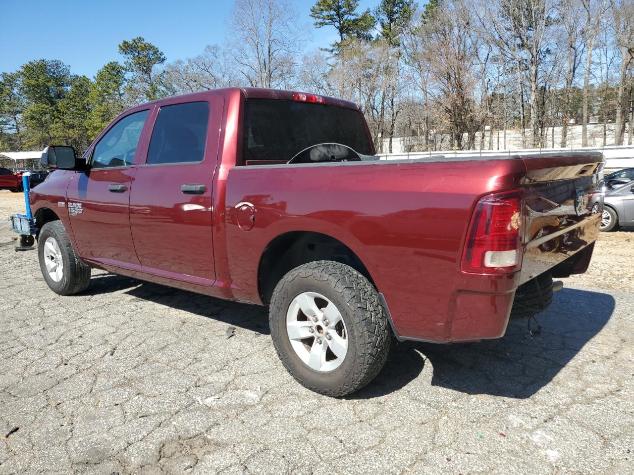 2020 RAM 1500 VIN 3C6RR6KT7LG152176 Copart auction photo, front end / mechanical damage thumbnail 2