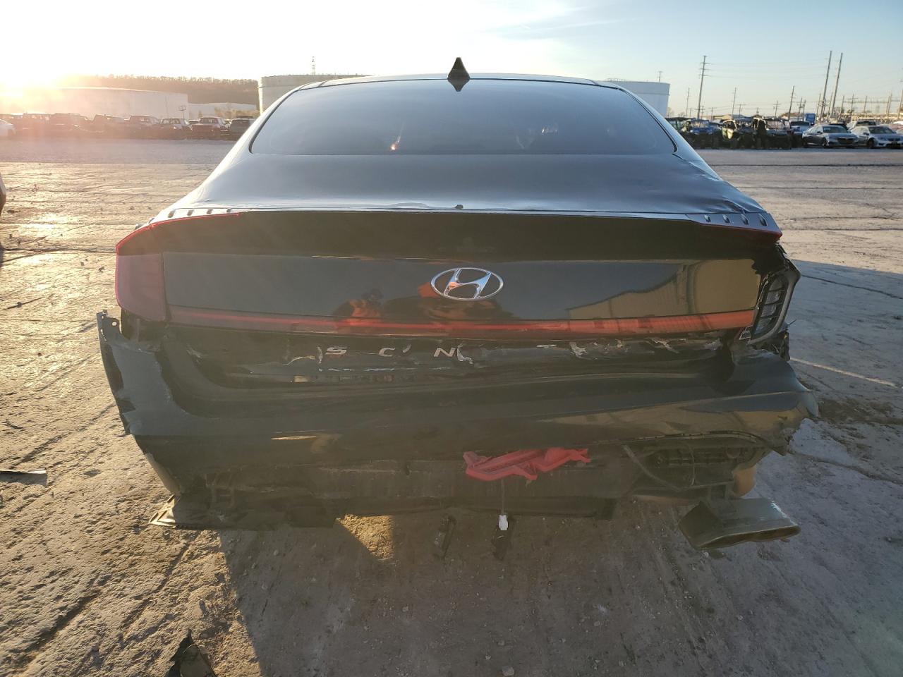 2023 Hyundai Sonata VIN KMHL14JAXPA312092 Copart auction photo, front end / rear end damage thumbnail 6