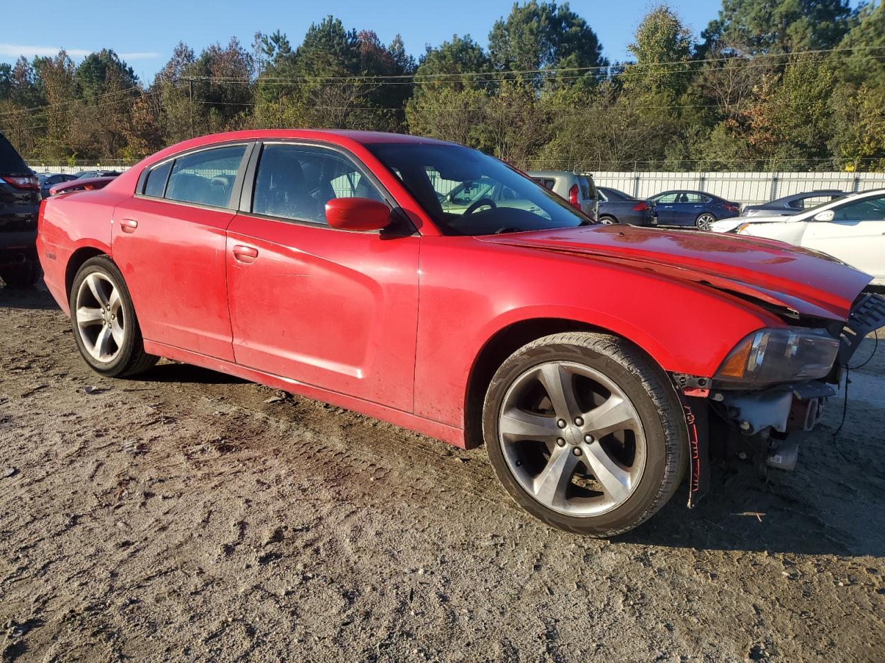 2013 Dodge Charger VIN 2C3CDXHG8DH716565 Copart auction photo, front end damage thumbnail 4