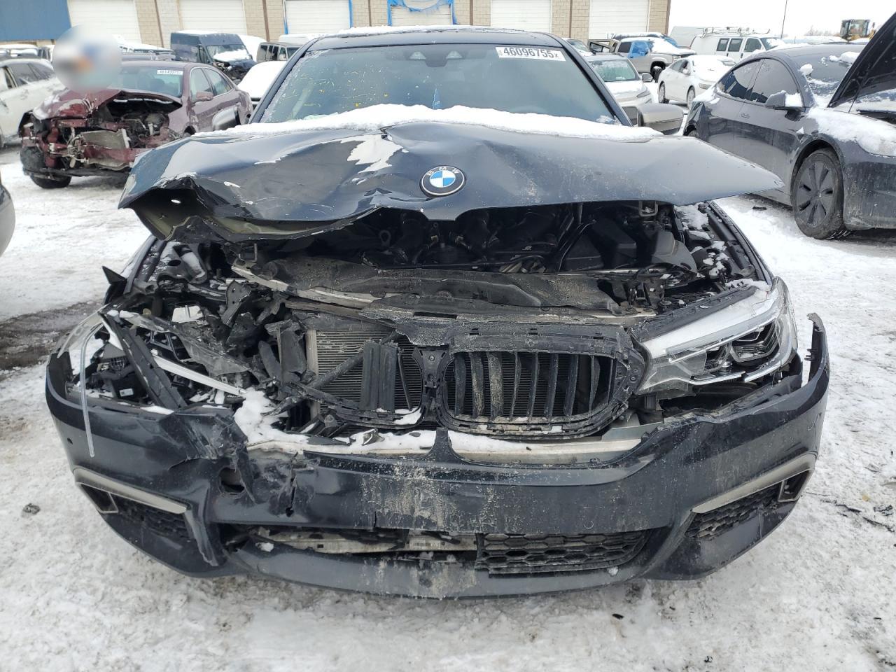 2018 BMW M5 VIN WBAJB9C59JB035830 Copart auction photo, front end damage thumbnail 5
