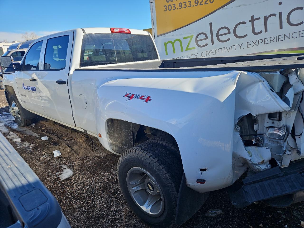 2016 Chevrolet Silverado VIN 1GC4KYC8XGF138325 Copart auction photo, rear end damage thumbnail 2