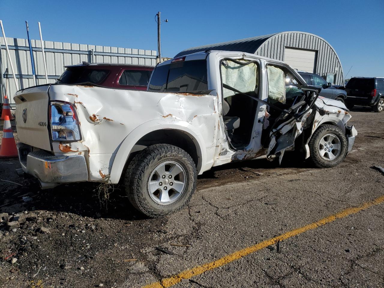 2012 Dodge RAM VIN 1C6RD7NT3CS304964 Copart auction photo, rollover damage thumbnail 3