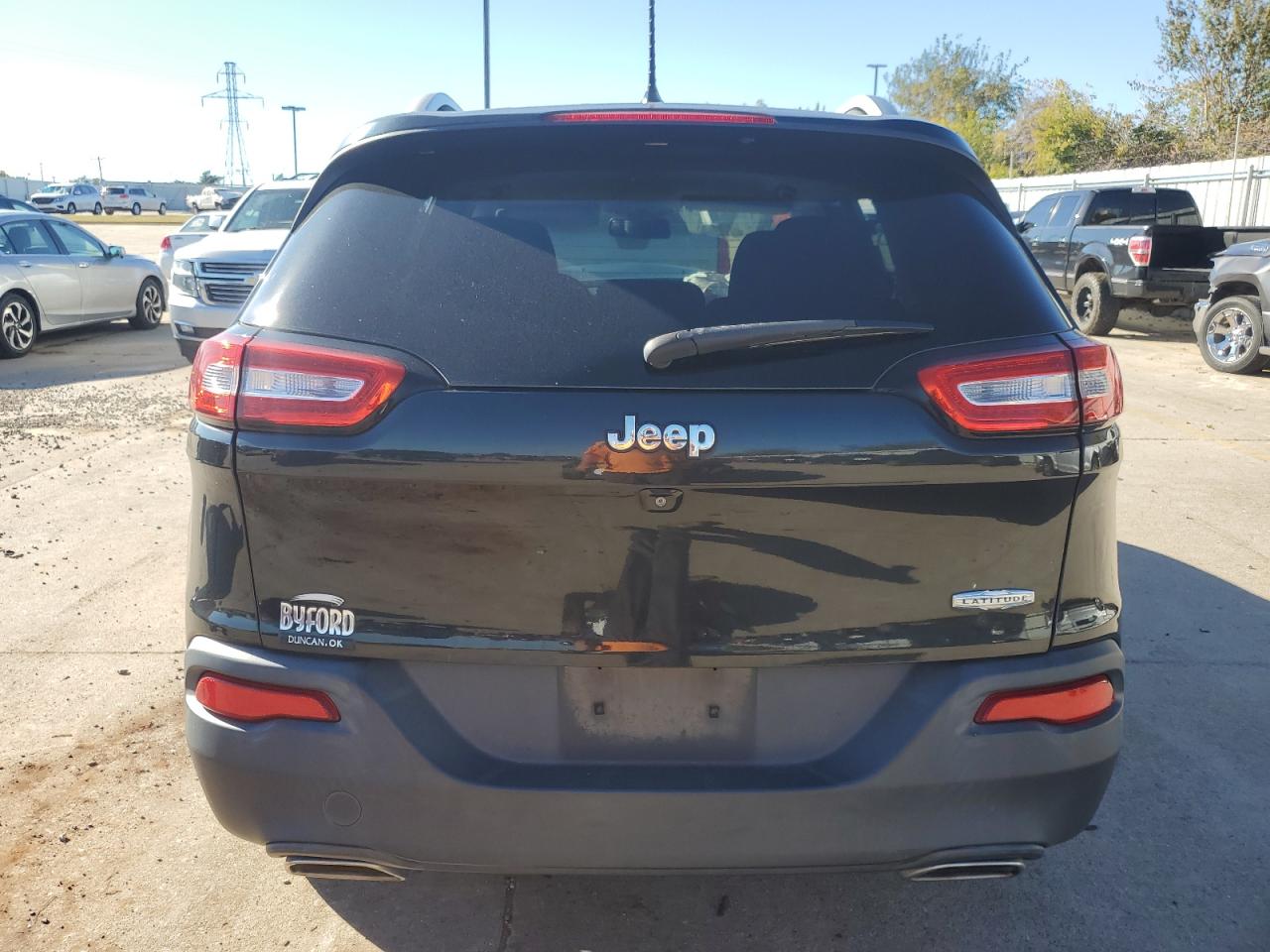 2015 Jeep Grand Cherokee VIN 1C4PJLCS1FW518554 Copart auction photo, front end / minor dent/scratches damage thumbnail 6