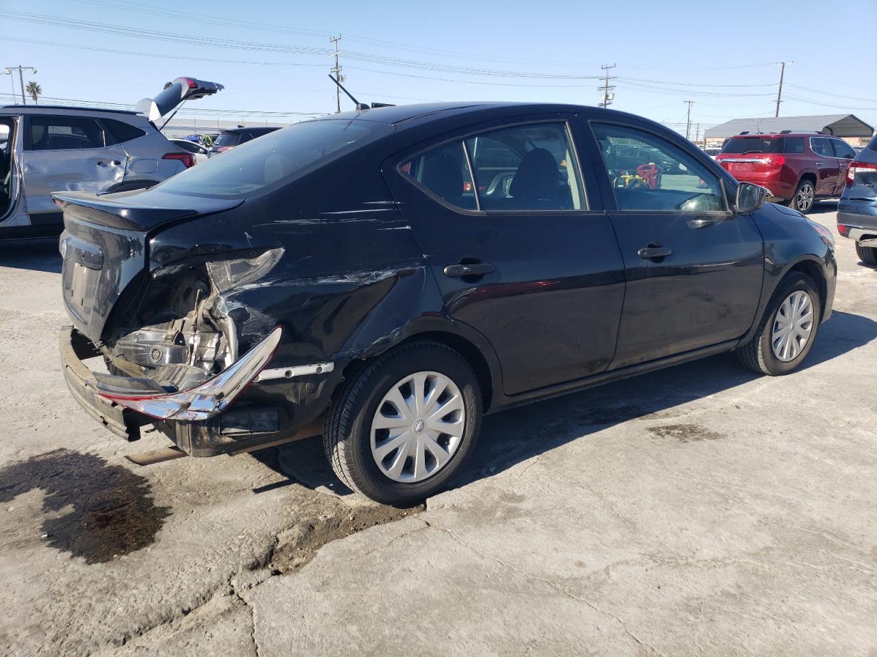 2019 Nissan Versa VIN 3N1CN7AP9KL823134 Copart auction photo, rear end damage thumbnail 3