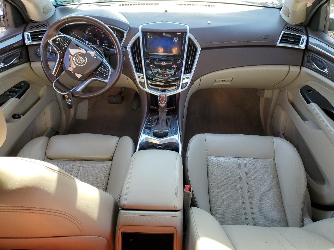 2014 Cadillac SRX VIN 3GYFNEE37ES554111 Copart auction photo, front end / side damage thumbnail 8